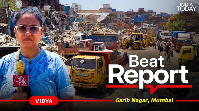 The five-day operation targets nearly 500 illegal structures in the slum adjoining Bandra East railway station.