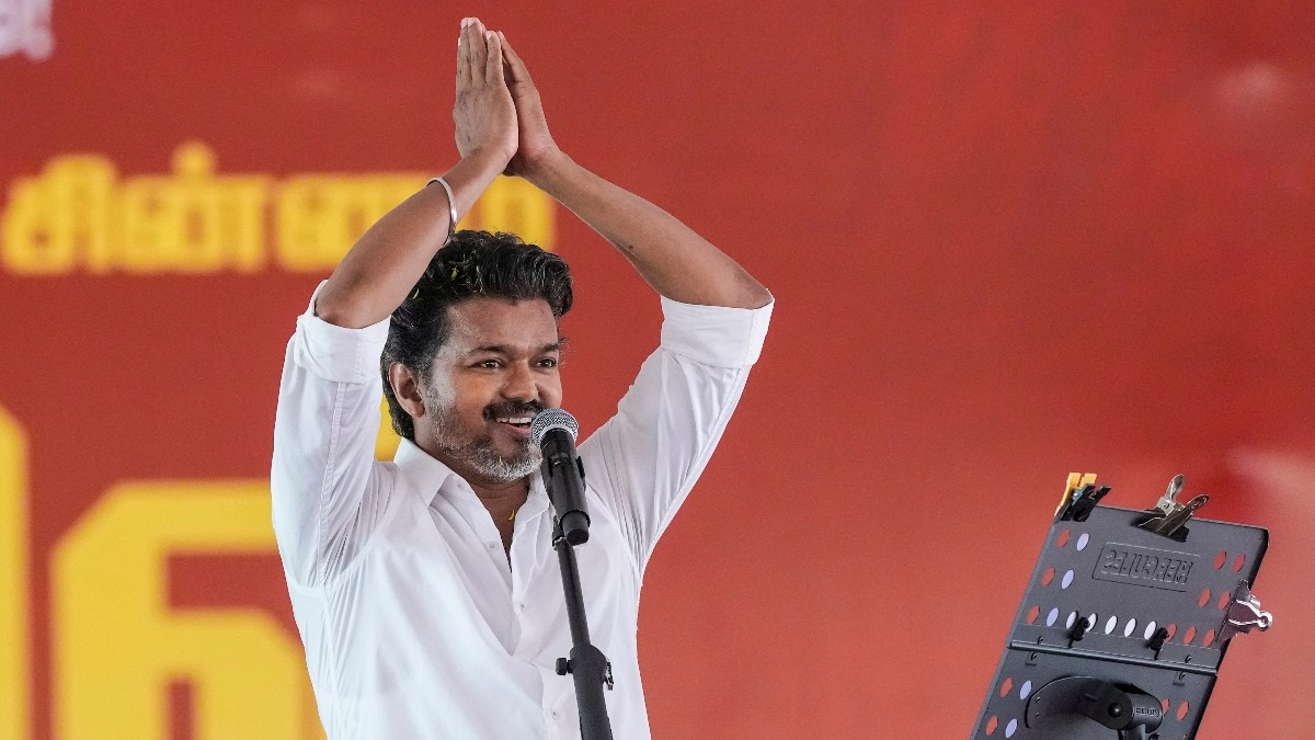 The political parties that were once adversaries of TVK Chief Vijay are now rushing to support him to form the government. (PTI Image) The political parties that were once adversaries of TVK Chief Vijay are now rushing to support him to form the government. (PTI Image)