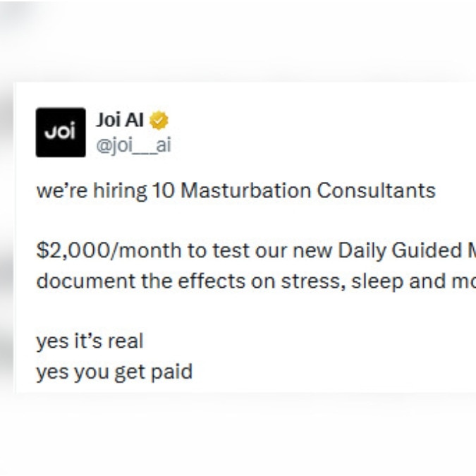 This AI startup is paying people Rs 1.9 lakh to masturbate. Yes, for real