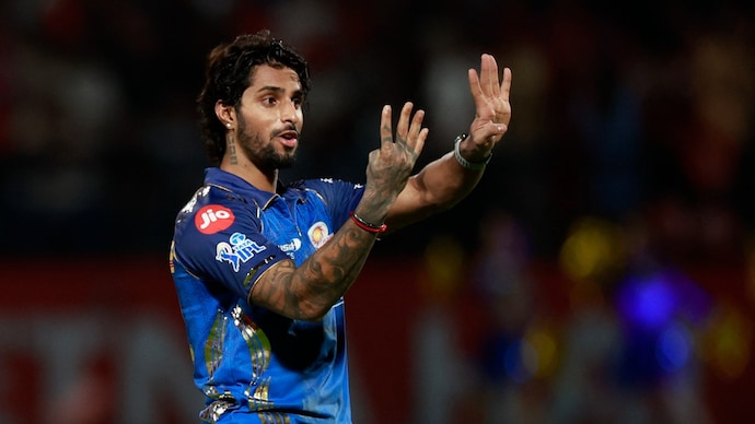Tilak Varma dedicates knock vs Punjab Kings to Rohit Sharma. (Reuters Photo) Tilak Varma