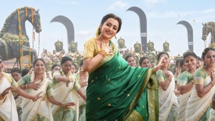 Trisha Krishnan as Preeti in Karuppu. (Photo credit: Instagram) Trisha Krishnan