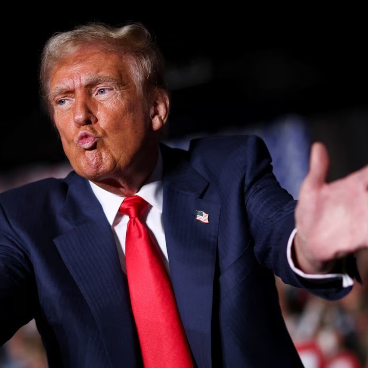 Bing, bing, gone: Trump targets Iran, Democrats in series of bizarre posts