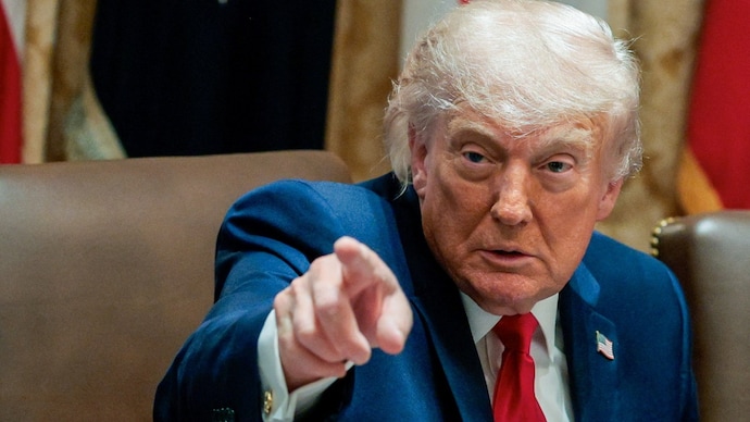 The US President said that a deal with Iran would hinge on whether Gulf states agree to formally sign the Abraham Accords. (Photo: Reuters) The US President said that a deal with Iran would hinge on whether Gulf states agree to formally sign the Abraham Accords.