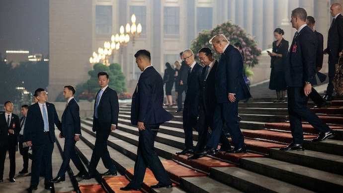 Chaos erupts behind the scenes at Trump-Xi meeting in Beijing. (Photo- Reuters)