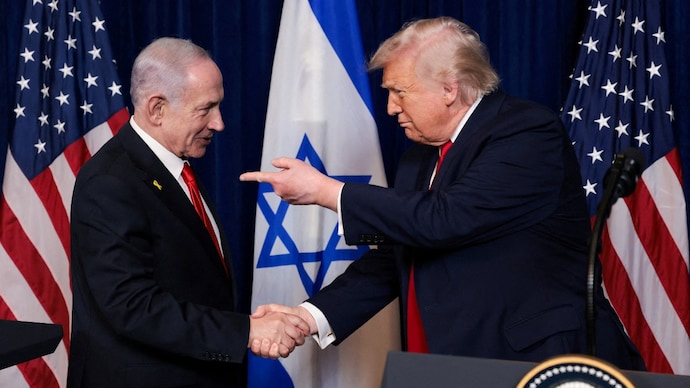 Benjamin Netanyahu and Donald Trump. (Reuters)