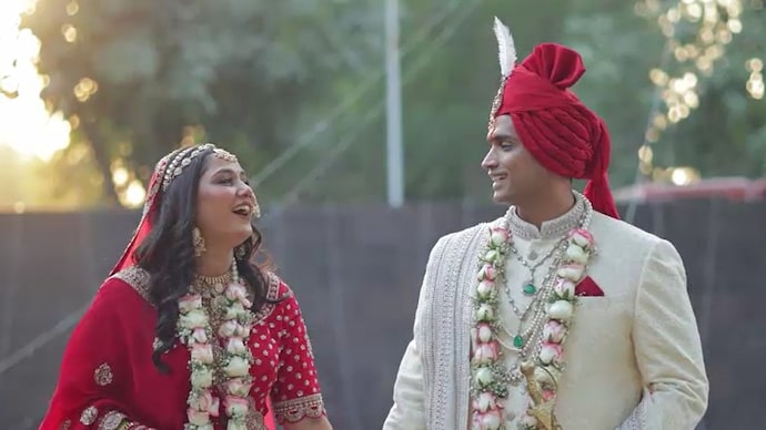 Twisha Sharma and her husband Samarth Singh