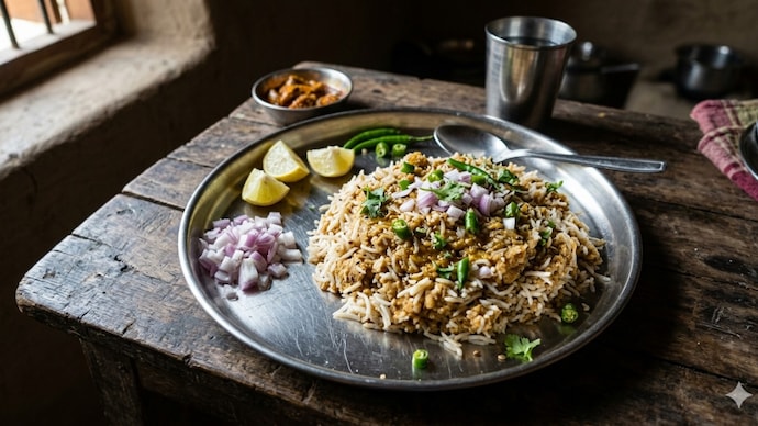 Sattu Bhaat brings together steamed rice and a spiced sattu mixture in a simple Bihari meal.