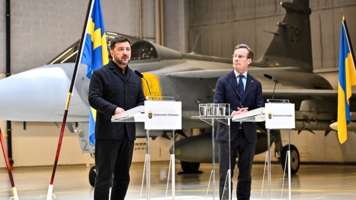 Ukraine to buy 20 Gripen jets as Sweden pledges to donate 16 fighter aircraft