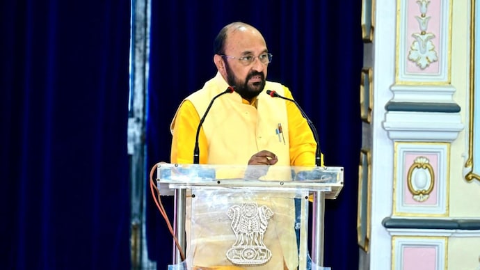 UP Minister Yogendra Upadhaya UP Minister Yogendra Upadhaya
