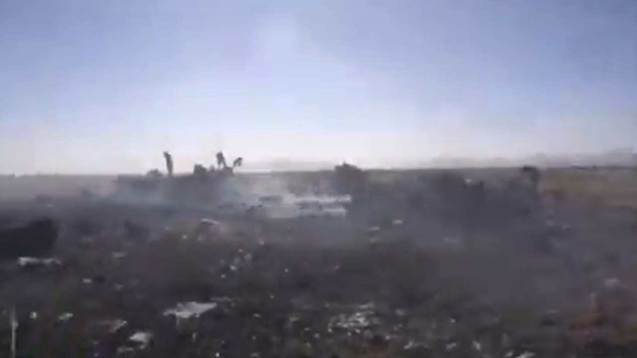 US aircraft destroyed in Isfahan during rescue mission Iran downs drones and secures unexploded munitions.