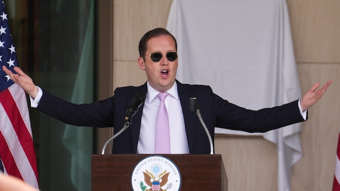 US Ambassador to India Sergio Gor during the dedication ceremony of the new Support Annex Building at the US Embassy. (Image PTI) US Ambassador to India Sergio Gor during the dedication ceremony of the new Support Annex Building at the US Embassy. (Image PTI)
