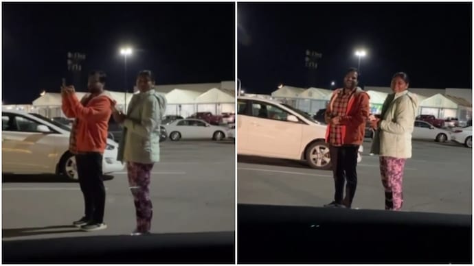 US man tells Indian couple to 'go back to India' in racist attack (Photos: @AyTone4th/X) US man tells Indian couple to 'go back to India' in racist attack