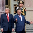 US President Donald Trump and his Chinese counterpart Xi Jinping visit the Temple of Heaven in Beijing. (Image: Reuters) US President Donald Trump and his Chinese counterpart Xi Jinping visit the Temple of Heaven in Beijing. (Image: Reuters)