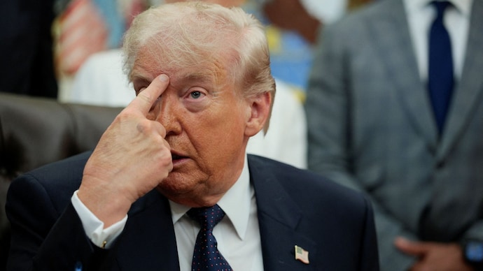 US President Donald Trump appears to have selective memory when it comes to America's own wartime losses. (Image: Reuters) us president donald trump operation sindoor claims of ceasefire india aircraft losses pakistan sycophancy asim munir shehbaz sharif narendra modi s jaishankar tell american potus bilateral talks dgmo level talks delhi islamabad