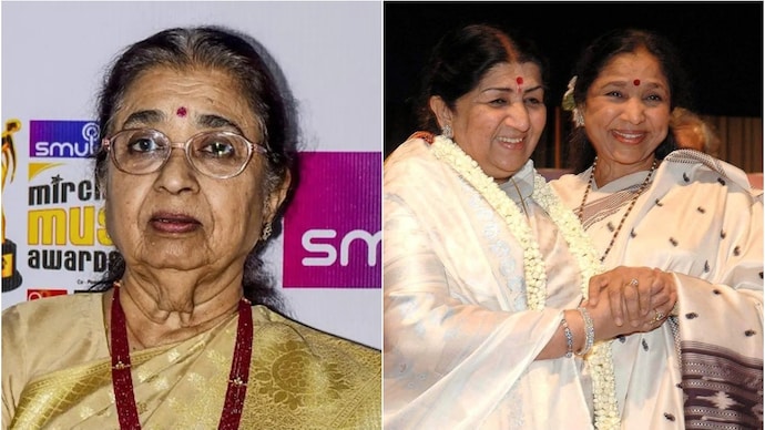 Usha Mangeshkar talks about her late sisters Lata Mangeshkar and Asha Bhosle (Credits: PTI) Usha Mangeshkar, Lata Mangeshkar, Asha Bhosle