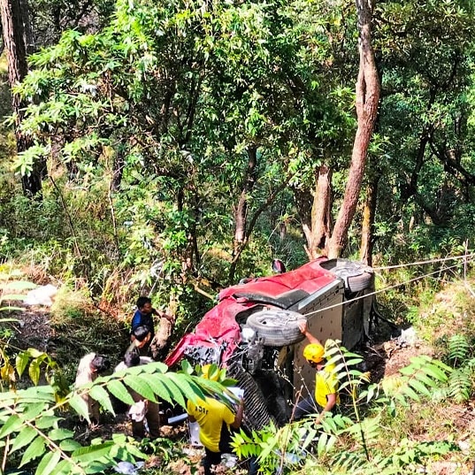 5 pilgrims killed after speeding car plunges into 100-foot ravine in Nainital