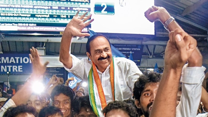 VD Satheesan to take oath as Kerala CM on Monday as UDF returns after 10 years. (File Photo) KPSTA meets with CM-designate VD Satheesan, demanding that Congress take over the education department