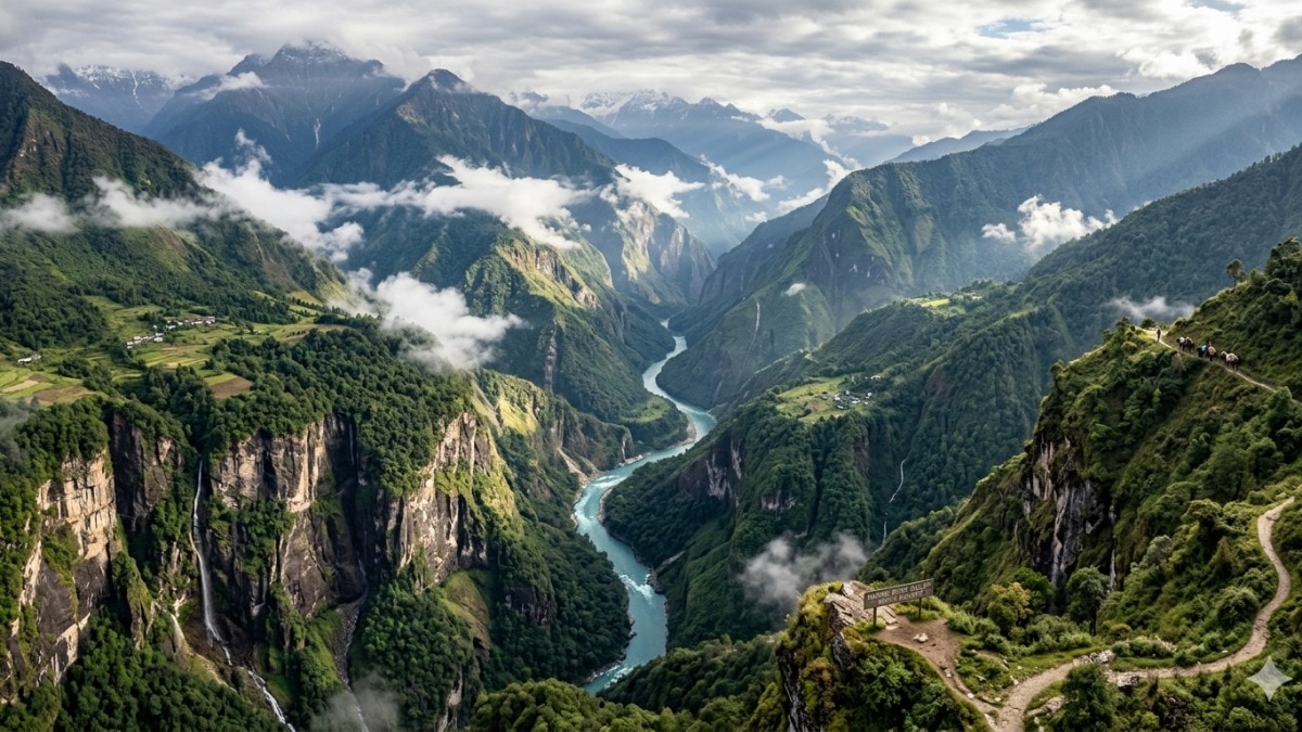 This is where India's deepest river valley is located