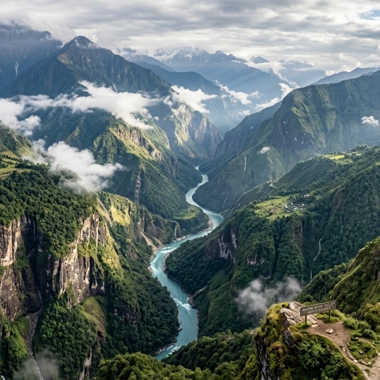 This is where India’s deepest river valley is located