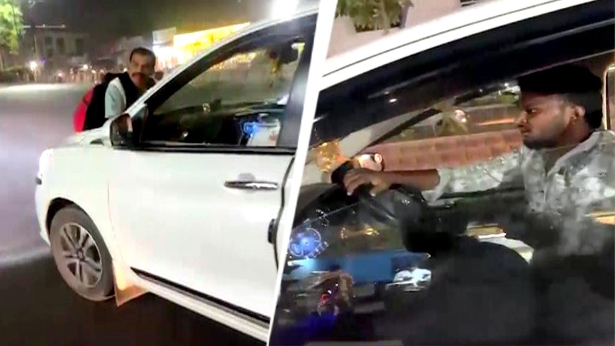 Video: Telangana man dragged on car bonnet for 2 km after accident, confrontation