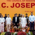 Vijay, chief of Tamilaga Vettri Kazhagam, was sworn in as Tamil Nadu Chief Minister on Sunday. Vijay, chief of Tamilaga Vettri Kazhagam, was sworn in as Tamil Nadu Chief Minister on Sunday.
