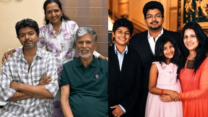 A look at Vijay's family tree. Vijay family