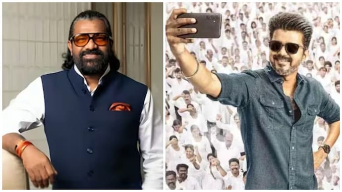 Venkat K Narayana (left) and Vijay (right). Vijay is an emotion for the people of Tamil Nadu: Jana Nayagan Producer