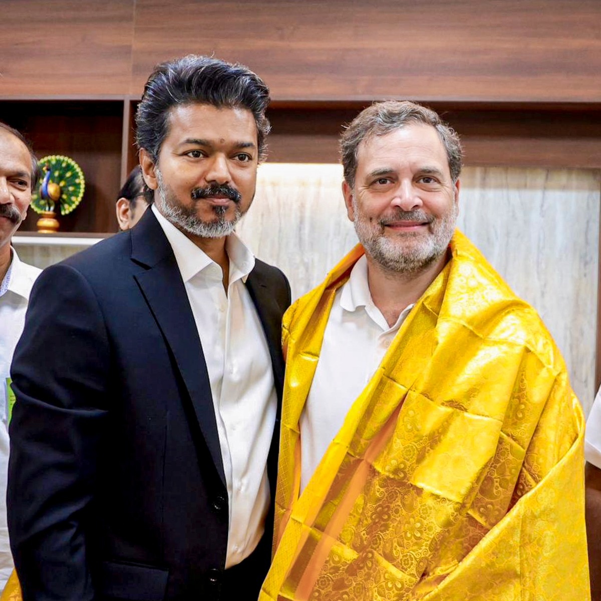 My brother Rahul Gandhi: Vijay's bonhomie with Congress leader at oath