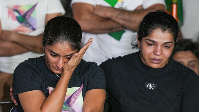 Vinesh Phogat and Sakshee Malikkh (PTI File Photo) Vinesh Phogat and Sakshee Malikkh