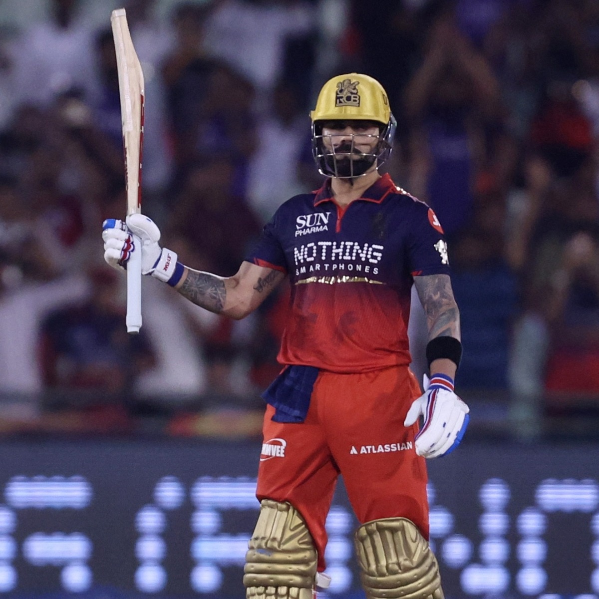 Virat Kohli roars back in landmark clash to dent Kolkata’s playoffs hopes badly