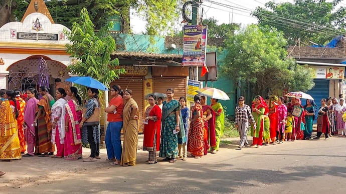 West Bengal voted to elect its new government in 2 phases on April 23 and April 29. West bengal and tamil nadu election 2026 Voting Day (Photo-PTI)