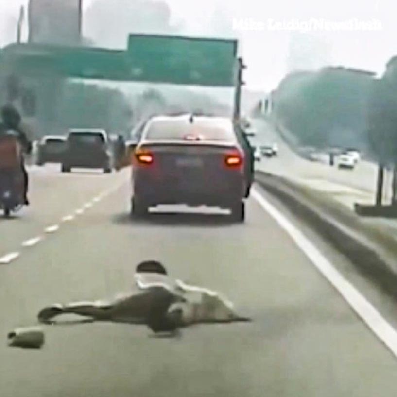 Terrified woman jumps out of moving taxi in Malaysia fearing driver’s behaviour