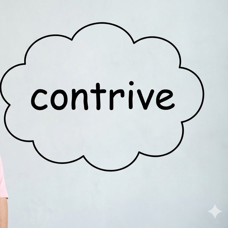 Word of the day: What 'contrive' means and how to use it right