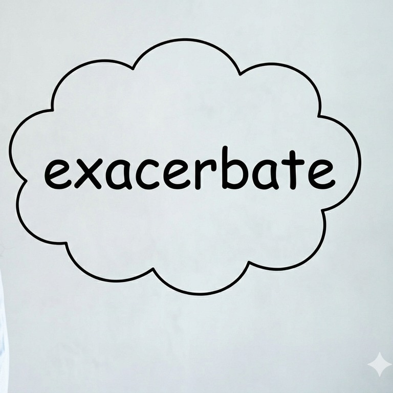 Word of the day: What 'exacerbate' means and how to use it right