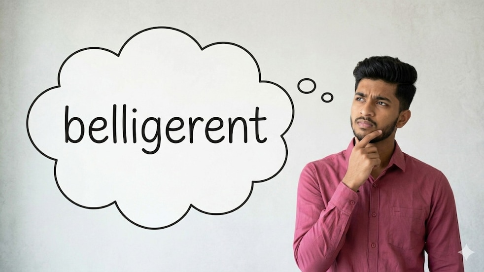 Word of the day: What 'belligerent' means and how to use it right