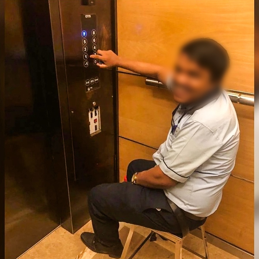X user mocks lift operator for doing the 'dumbest job in the world', gets blasted