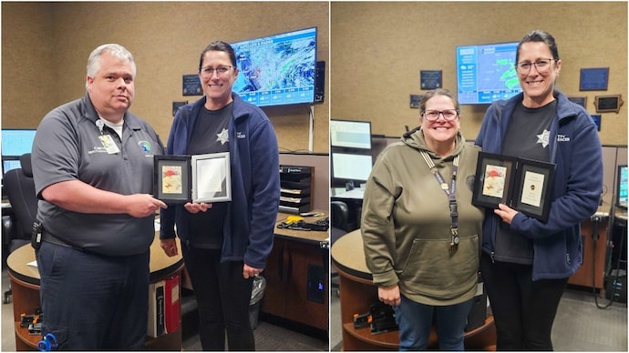 A 911 dispatcher from Iowa, US helped a woman deliver her baby along a highway. (Photo: Facebook) 911