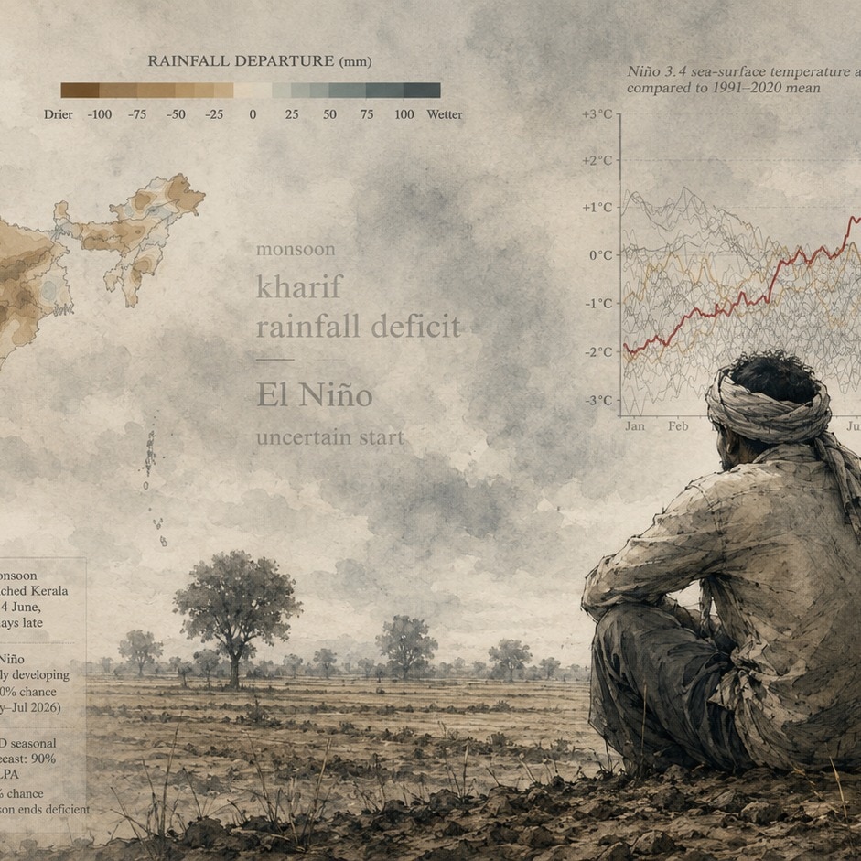 India's driest June in over a century puts kharif season at risk