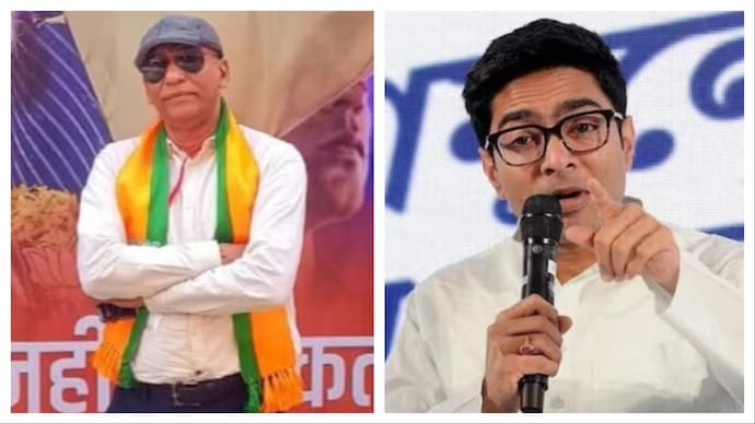 BJP leader Abhijit Das (left) filed a complaint against Abhishek Banerjee. (File photo) Abhijit Das, Abhishek Banerjee