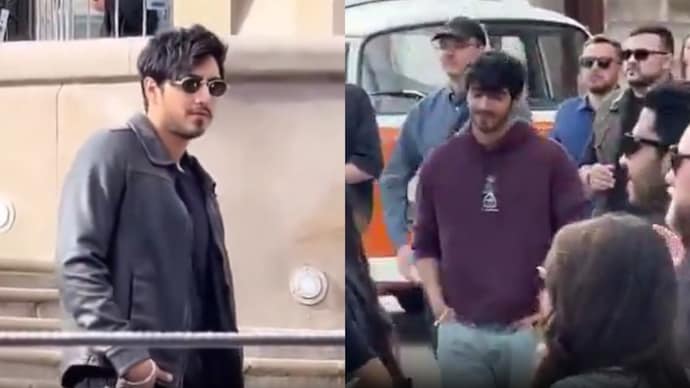 Ahaan Panday shooting for Ali Abbas Zafar's next in London (Credit: X/krishvaani11) Ahaan Panday shooting for Ali Abbas Zafar's next in London