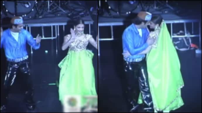 Aishwarya Rai and Akshaye Khanna dancing on Taal Se Taal Mila. (Photo credit: Instagram) Aishwarya Rai, Akshaye Khanna