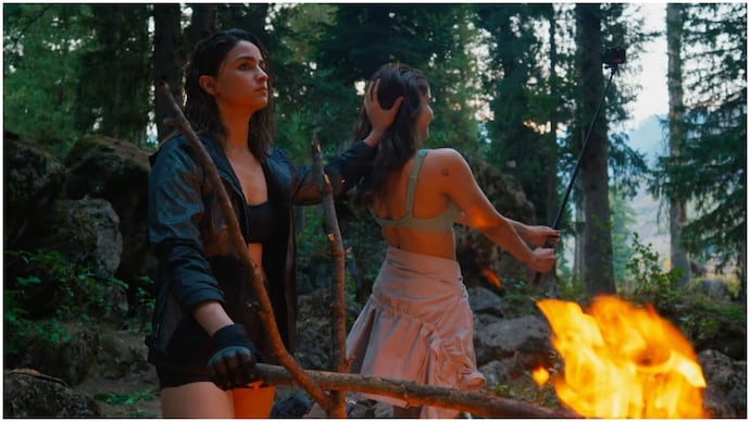 Alia Bhatt and Sharvari in Alpha Alia Bhatt and Sharvari in Alpha