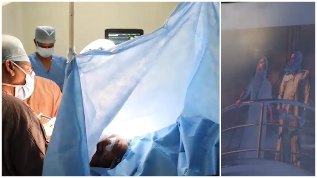 Andhra doctors perform brain surgery as patient watches Pawa