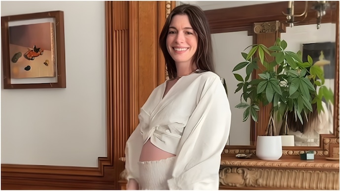 Anne Hathaway is pregnant with baby number three. (Photo: Instagram/Anne Hathaway) Anne Hathaway