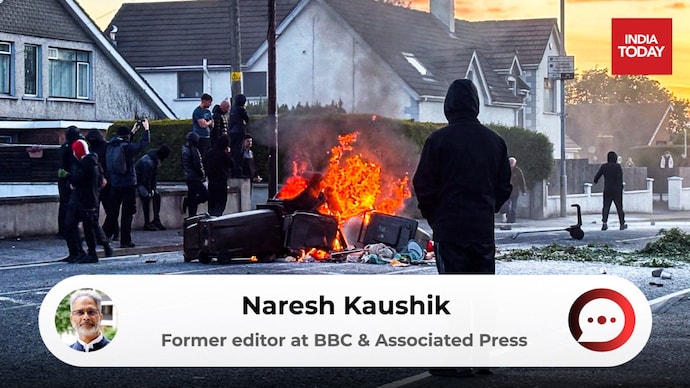 Anti-migrant riots in Belfast after the stabbing of Stephen Ogilvie have left many Indians staying indoors.