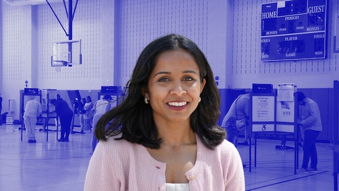 Aparna Raj is the daughter of Indian immigrants and a first-time candidate for the Democratic primary race.