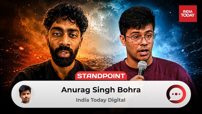 Pranit More's viral "peak Gurgaon content" over Himanshu Jangra's 'Rs 370 biryani' remark normalises coercion, which is deeply troubling. (India Today/Vipul Kumar) I am a man, and I am disgusted by Pranit More-Madhur Virli's 'jokes' about women