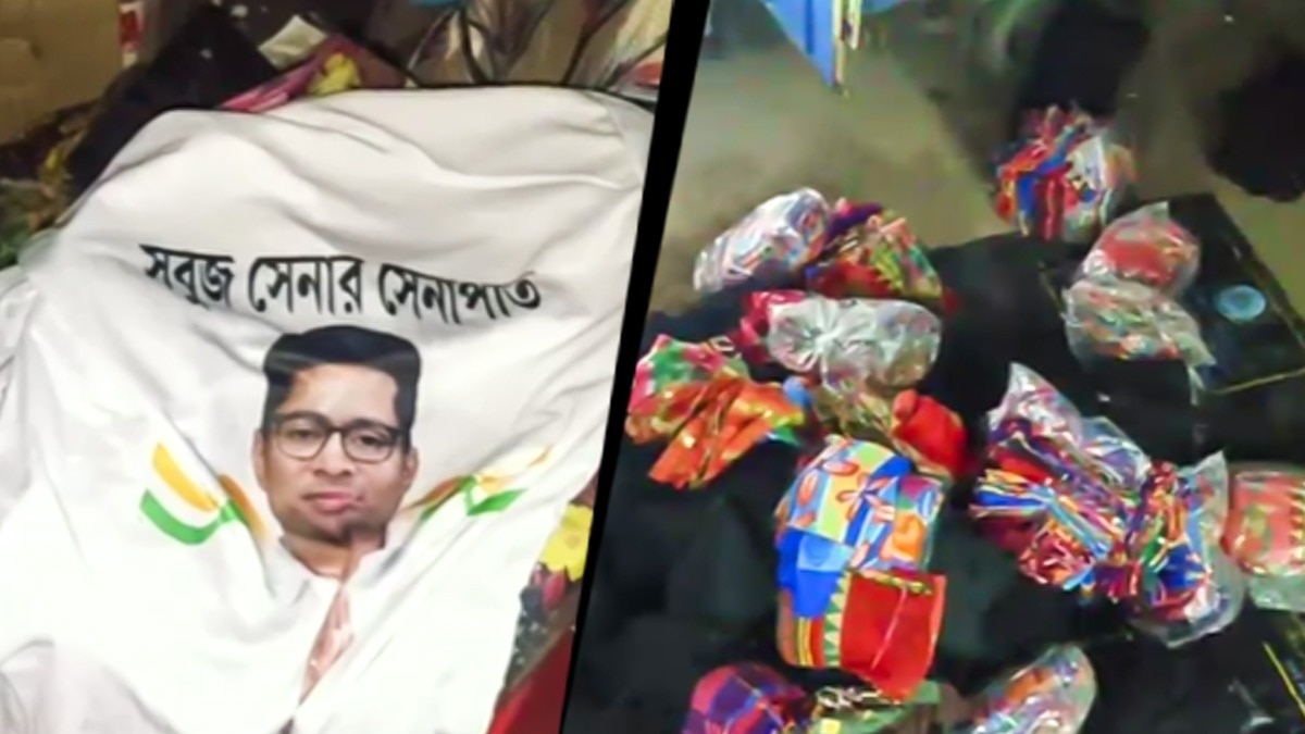Blankets, rice, wheat found in house linked to TMC leader; BJP demands probe