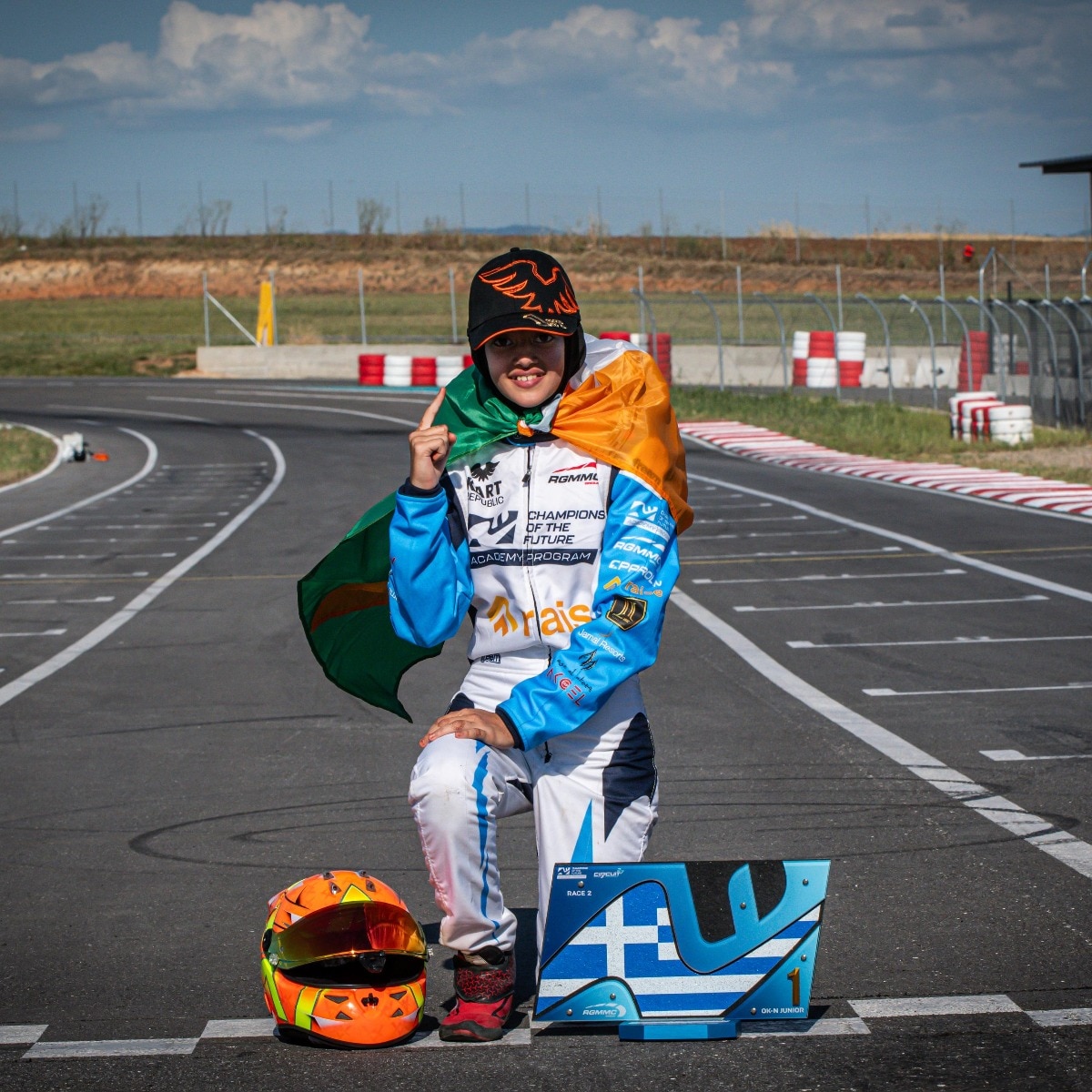 Indian national anthem in Greece: Atiqa Mir races to most dominant win of her career