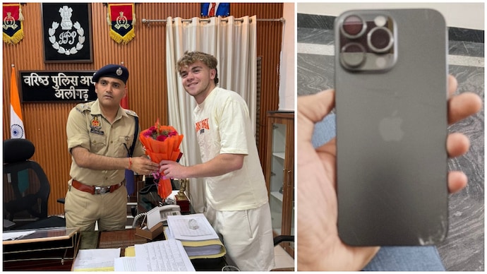 Australian YouTuber gets stolen iPhone back after IPL final (Photos: Jake Jeakings/X) Australian YouTuber gets stolen iPhone back after IPL final